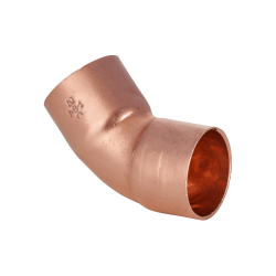 Conex Bänninger Łuk 45° dwukielichowy miedziany 28mm do lutowania Cu 5041028000000